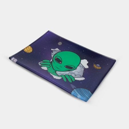Vassoio in vetro Alien 16x12 GB design creativo premium