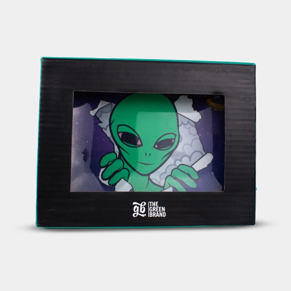 Vassoio in vetro Alien 16x12 GB design creativo premium