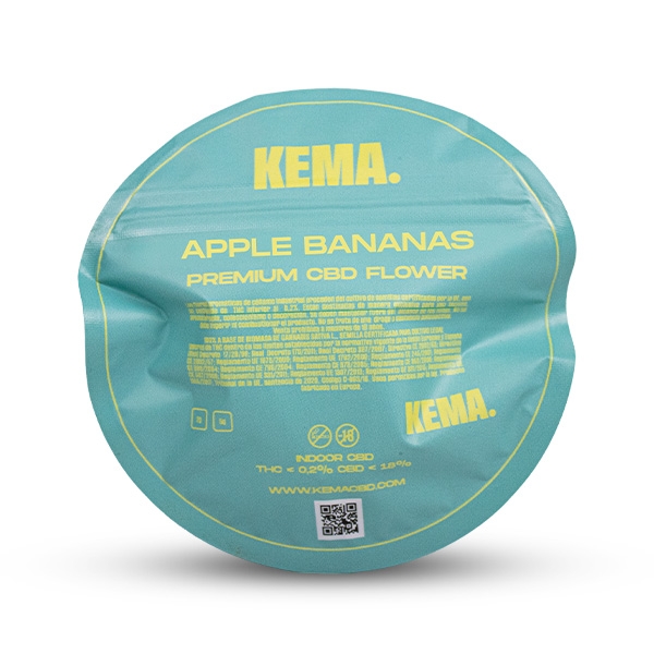 Fiori di CBD 18% Apple Bananas Cali KEMA