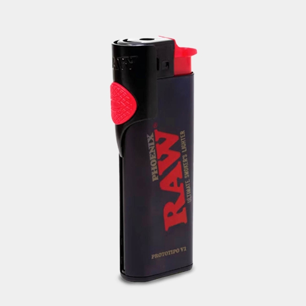 Accendino Raw Phoenix 3 in 1 nero, vista frontale
