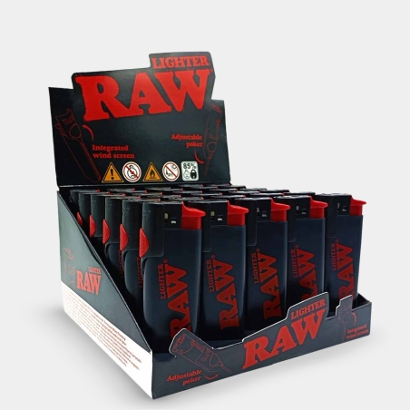 Raw Mechero Phoenix 3 in 1 Nero - Espositore da 30 pezzi