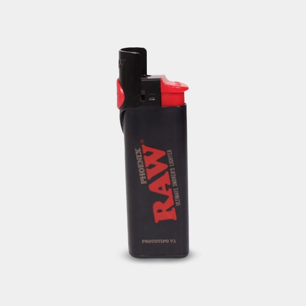 Accendino Raw Phoenix 3 in 1 nero con coperchio per l'aria