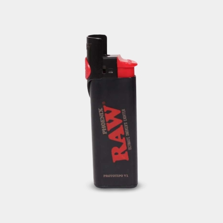Accendino Raw Phoenix 3 in 1 nero con coperchio per l'aria
