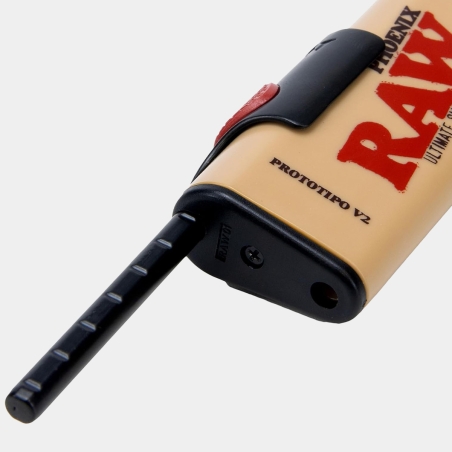 Accendino Raw Phoenix 3 in 1 Beige con pressino inferiore