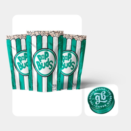 Kit Green Flavour | Kit per fumatori con Pop Buds CBD 75g