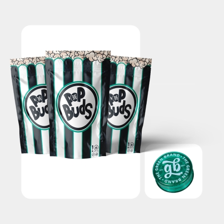Kit Black Caramel | Kit per fumatori con Pop Buds CBD 75 g