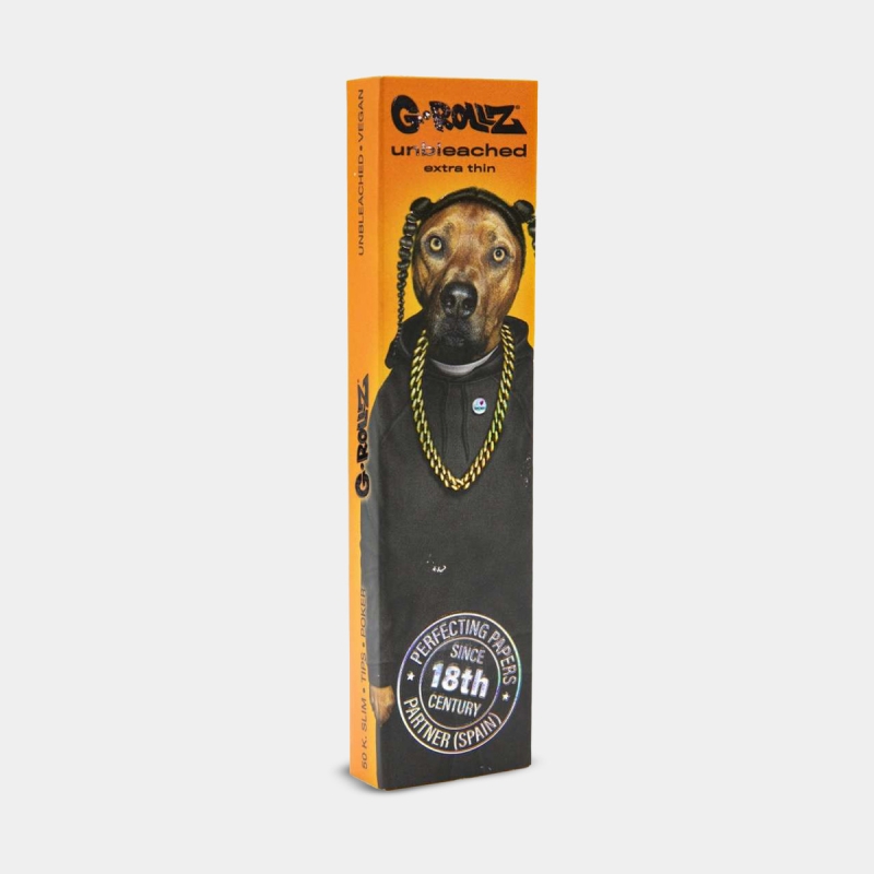 Cartine G-Rollz King Size Slim non sbiancate + filtri "rap" | GB