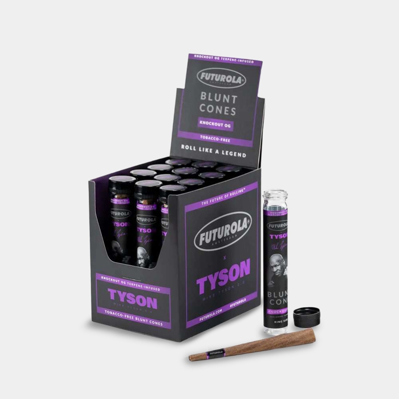 Blunt Wraps Futurola Tyson 2.0 Knockout OG con terpeni