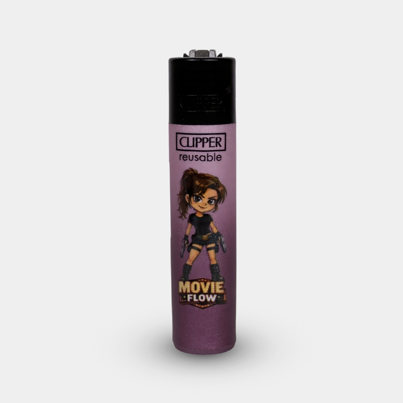 Accendino Clipper Flow Movie Lara Croft