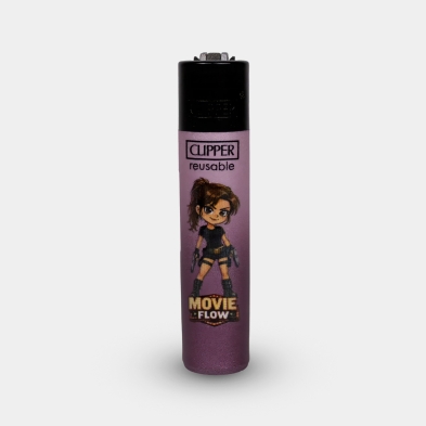 Accendino Clipper Flow Movie Lara Croft