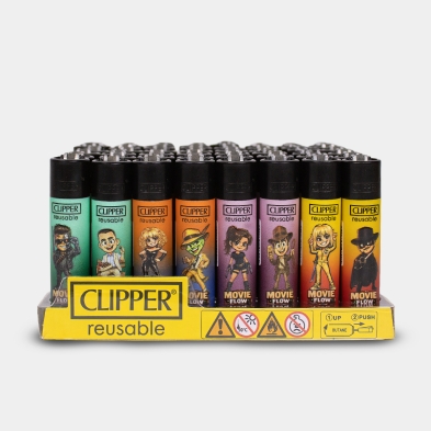 Accendino Clipper Flow Movie Display 48 accendini