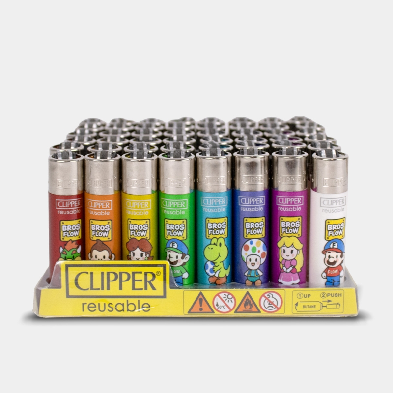 Accendino Clipper Flow Movie Display, 48 accendini
