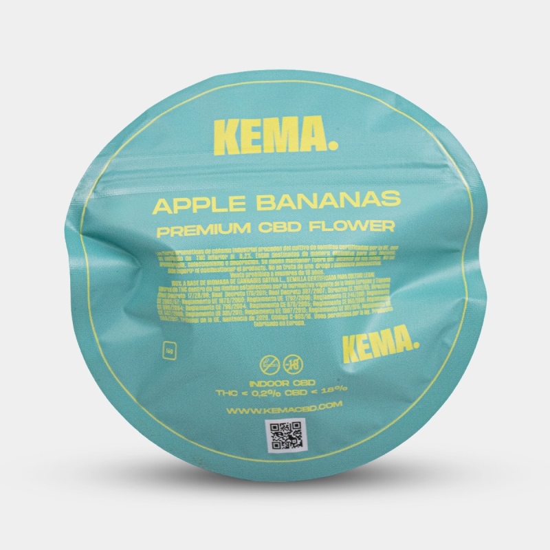 Fiori di CBD 18% Apple Bananas Cali KEMA