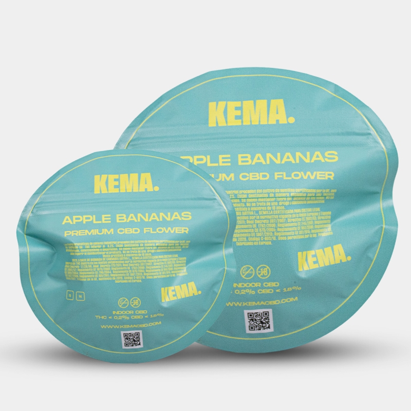 Fiori di CBD 18% Apple Bananas Cali KEMA