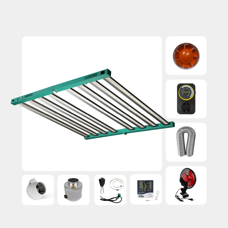 Visualizzazione Kit per coltivazione indoor 800W senza armadio