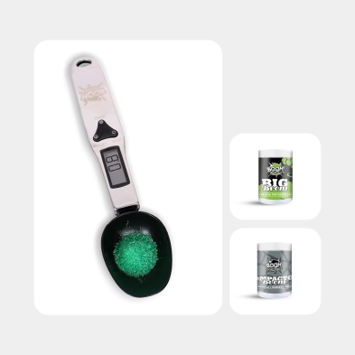 Kit ingrasso con bilancia a cucchiaio per Boom Nutrients