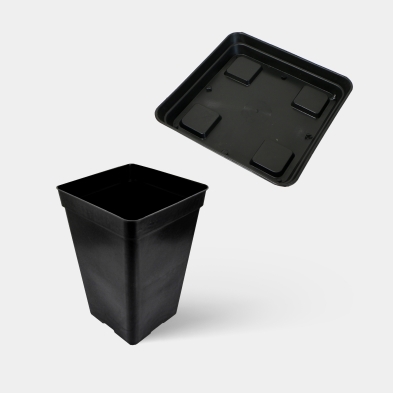 Vaso da coltivazione Kit Completo 300W Nero Ultra