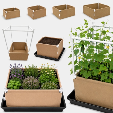 Grow Bed 45x30x30 cm Neptune | Living Soil