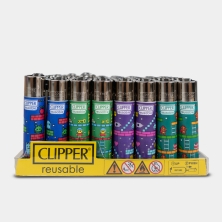 Accendino Clipper Insert Coins | Design retrò arcade e pixel art