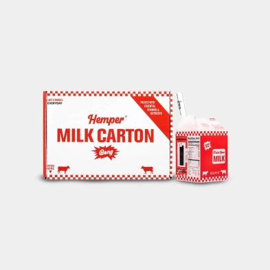 Bong a cartone di latte Hemper Weedies