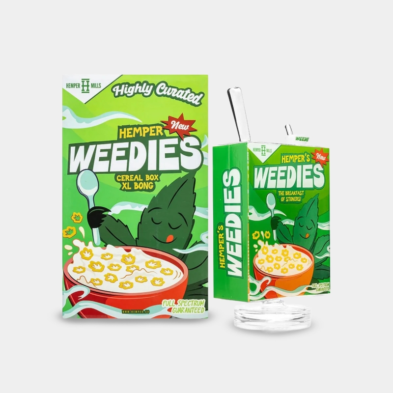 Bong XL a forma di scatola di cereali Hemper Weedies