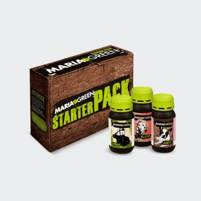 Starter Pack Maria Green: Grow, Bloom e Buds 250 ml