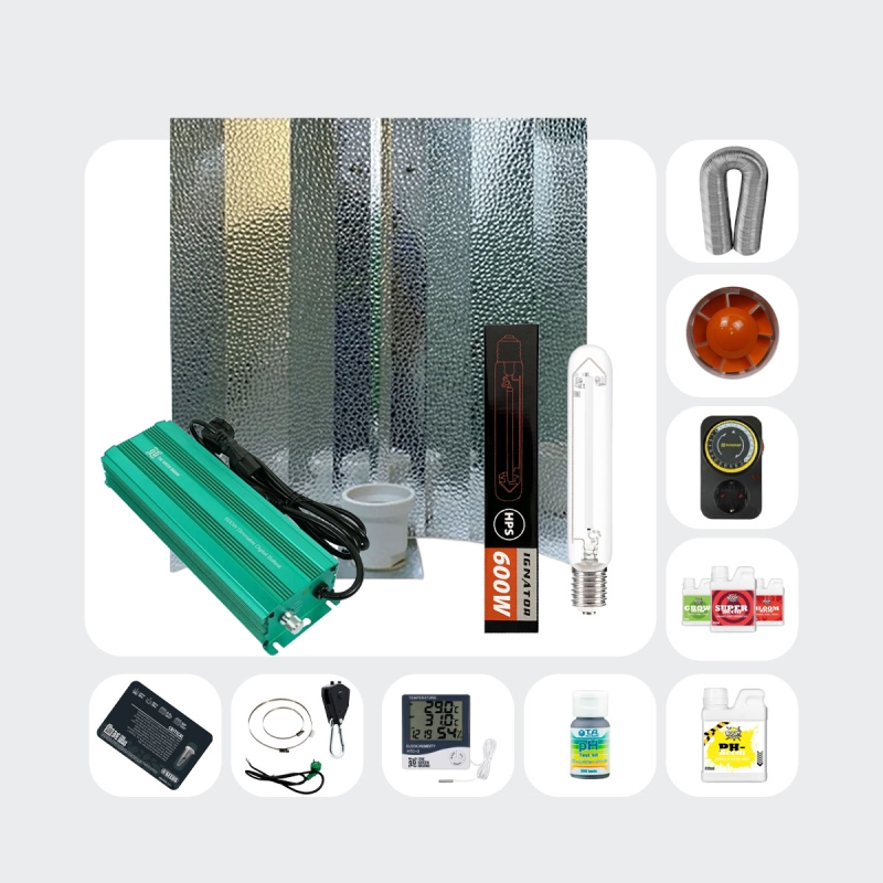 Kit Coltivazione Indoor 600W Senza Armadio | GB The Green Brand