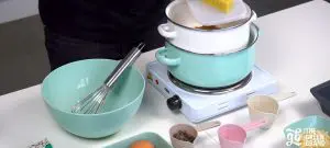 Derretir mantequilla y cacao