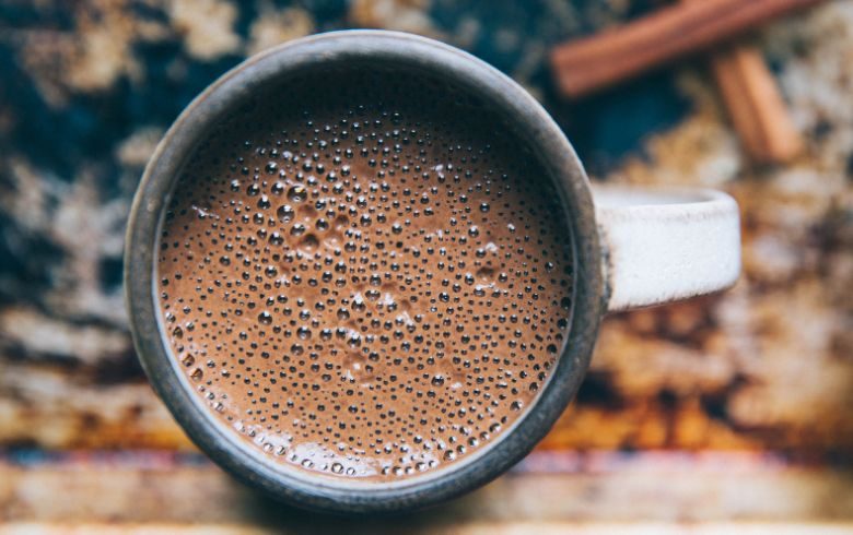 Cioccolato in tazza alla marijuana