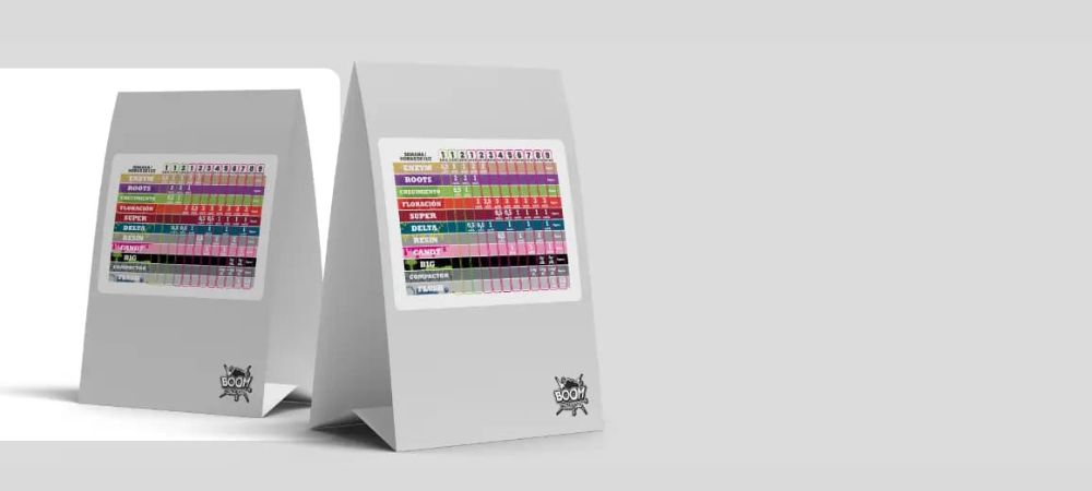 Tabella di coltivazione indoor Boom Nutrients